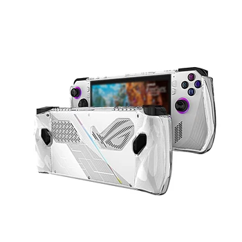 Per Asus ROG Ally custodia console di gioco guscio protettivo in silicone trasparente cover posteriore custodia ergonomica in pelle accessori di gioco