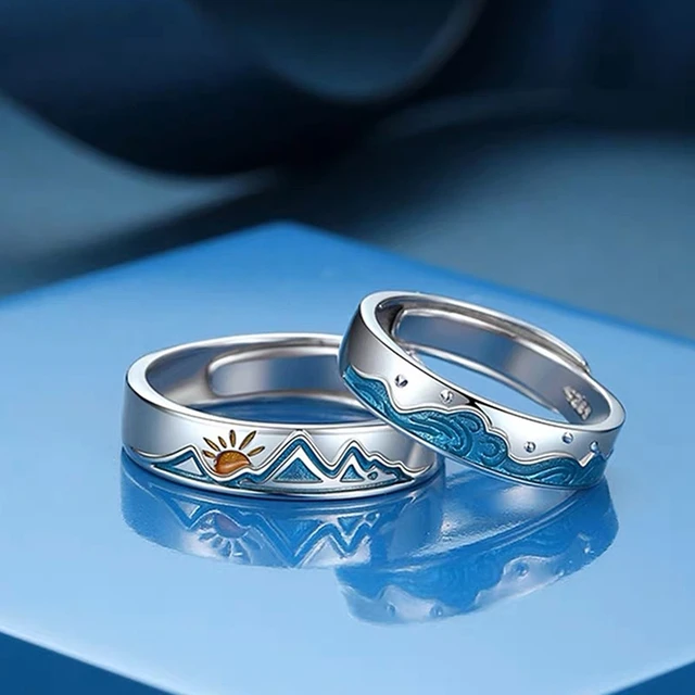 Girl Boy Same Ring For Her Creative Personality Meteor Shower