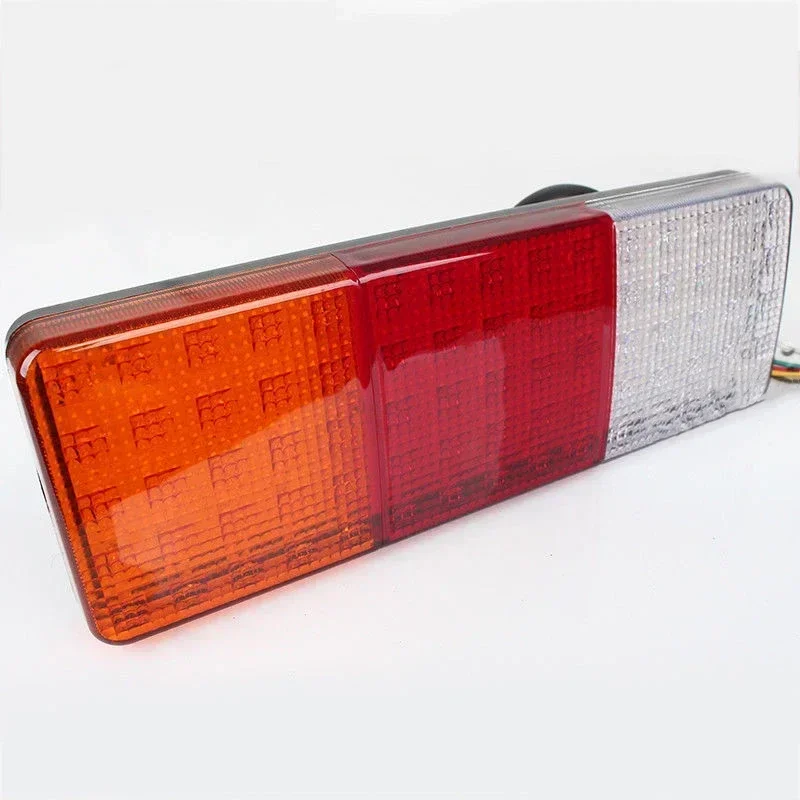 75-LED Car Rear Bright Light Stop fanale posteriore indicatore di direzione camion rimorchio RV arresto barca indicatore di direzione retromarcia posteriore - immagine 2