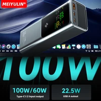 Large Capacity 20000mAh Power Bank Portable 100W USB C Fast Charging Mobile External Battery For iPhone 16 Samsung Xiaomi Laptop 2