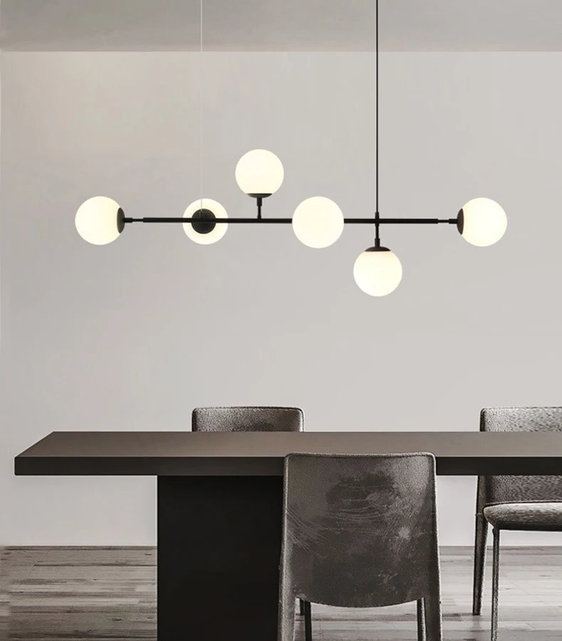 bathroom pendant lighting Nordic Glass Ball Chandelier Retro Bubble Chandelier Modern LOFT Dining Room Chandelier Home Decor Hanging Gloss Chandelier bathroom pendant lighting