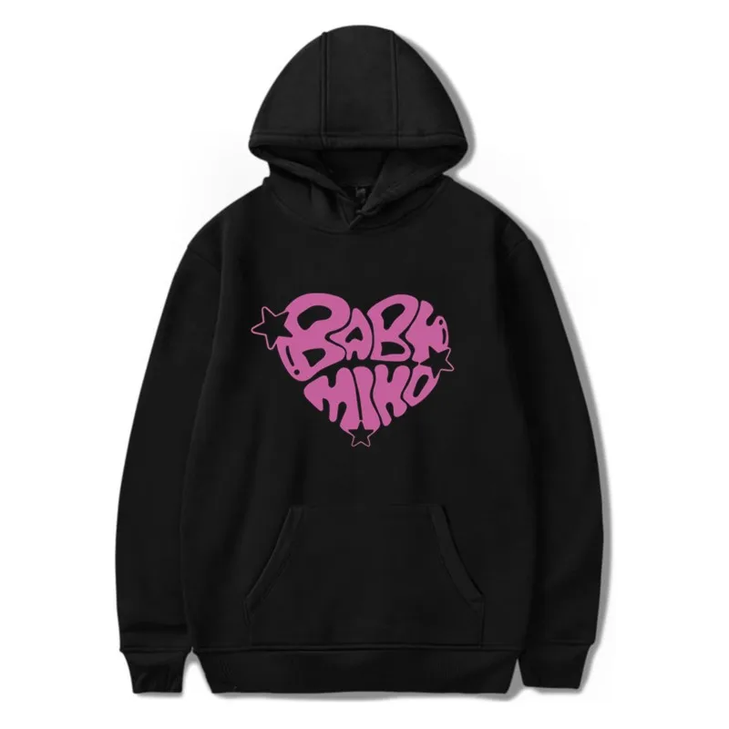 

Худи Young Miko Baby Miko Merch для мужчин и женщин, унисекс, косплей, свитшот с длинным рукавом, пуловер, уличная одежда с капюшоном