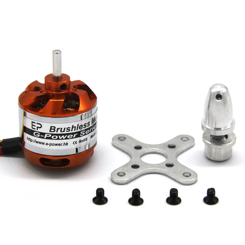 Moteur Brushless D2826 930-2200KV pour Drone RC Avion