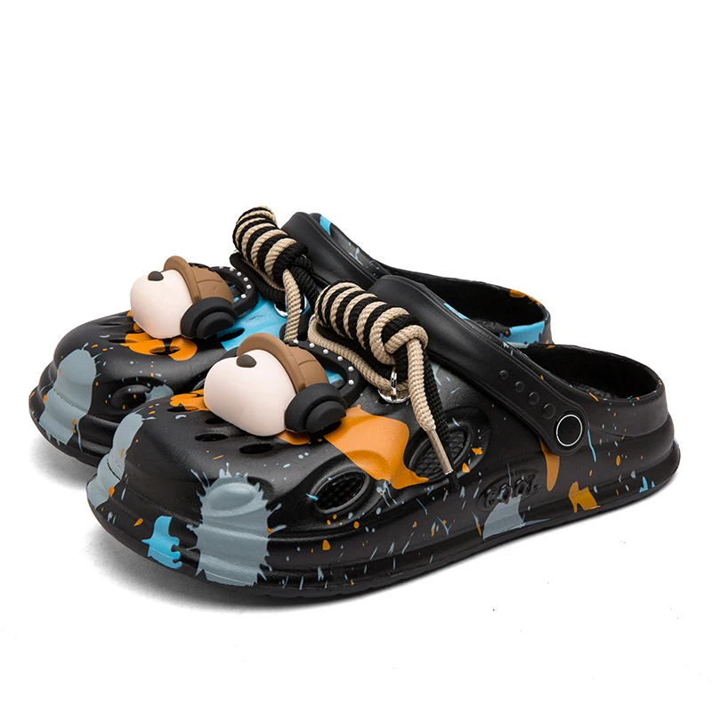 קלוגים אופנתיים וייחודיים לגברים, עם אביזרים לעשייה עצמית, מתאימים לשימוש בפנים ובחוץ בגינות ובחופים