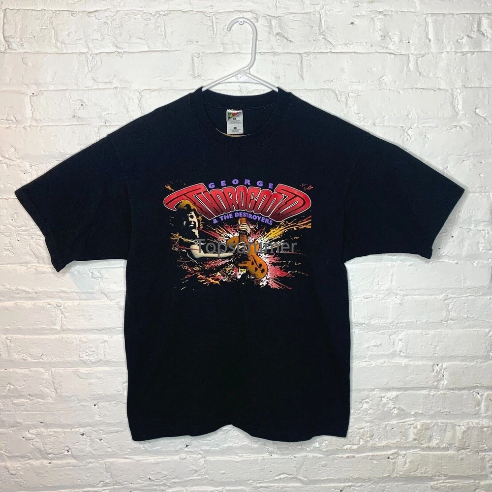 George Thorogood 20 Anni Di Rockin My Life Away T-Shirt Size Large Band Tee