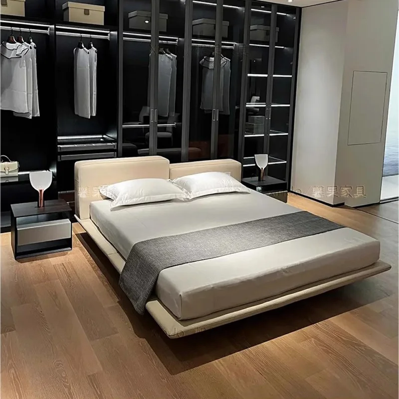 

Современная Итальянская Роскошная двойная кровать, рамка для спальни, полноразмерная игровая Скандинавская коробочка Sext Cama, стеклянная мебель для спальни