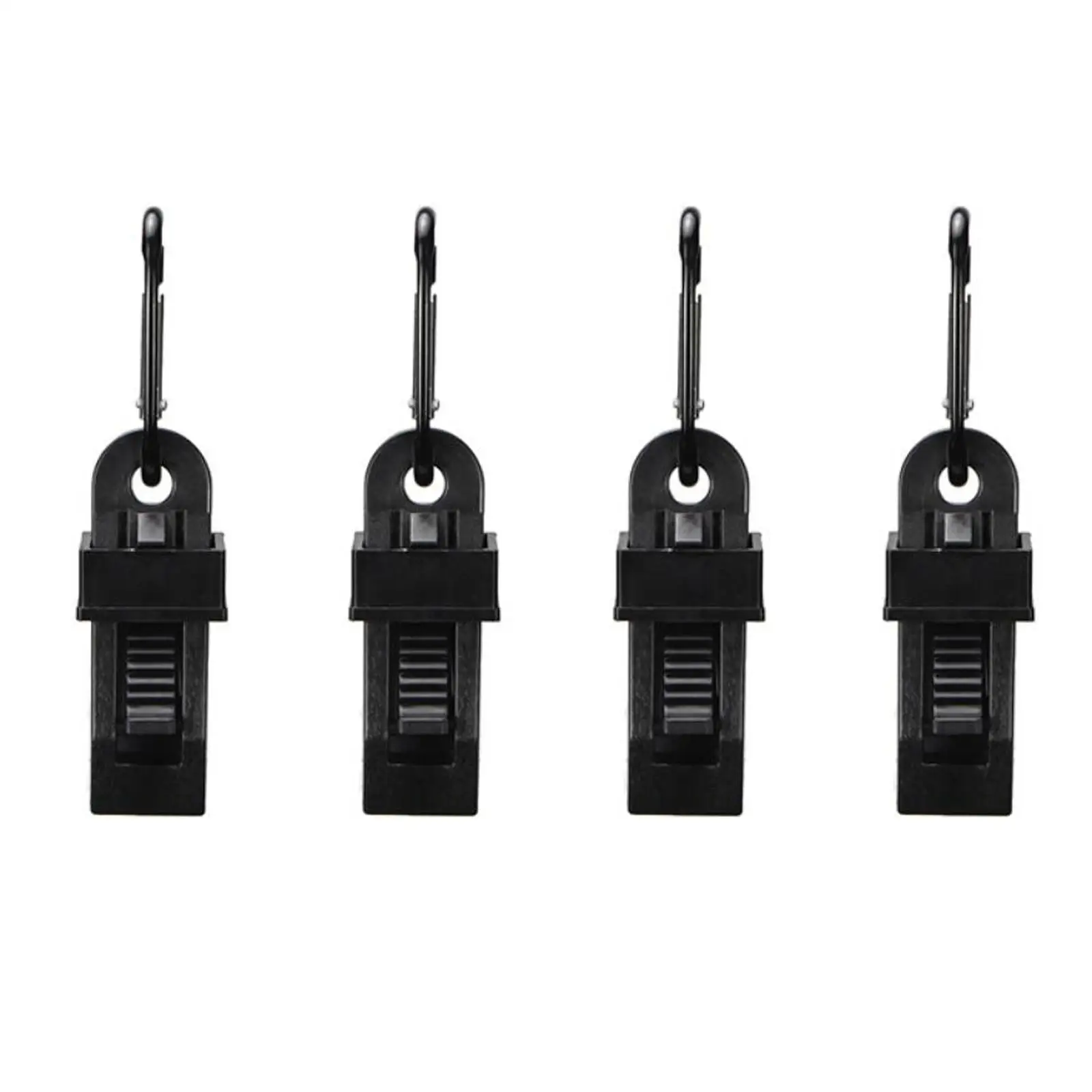 

4Pcs Tarp Clips Reusable Awning Tarp Clamps for Climbing Outdoor Camping