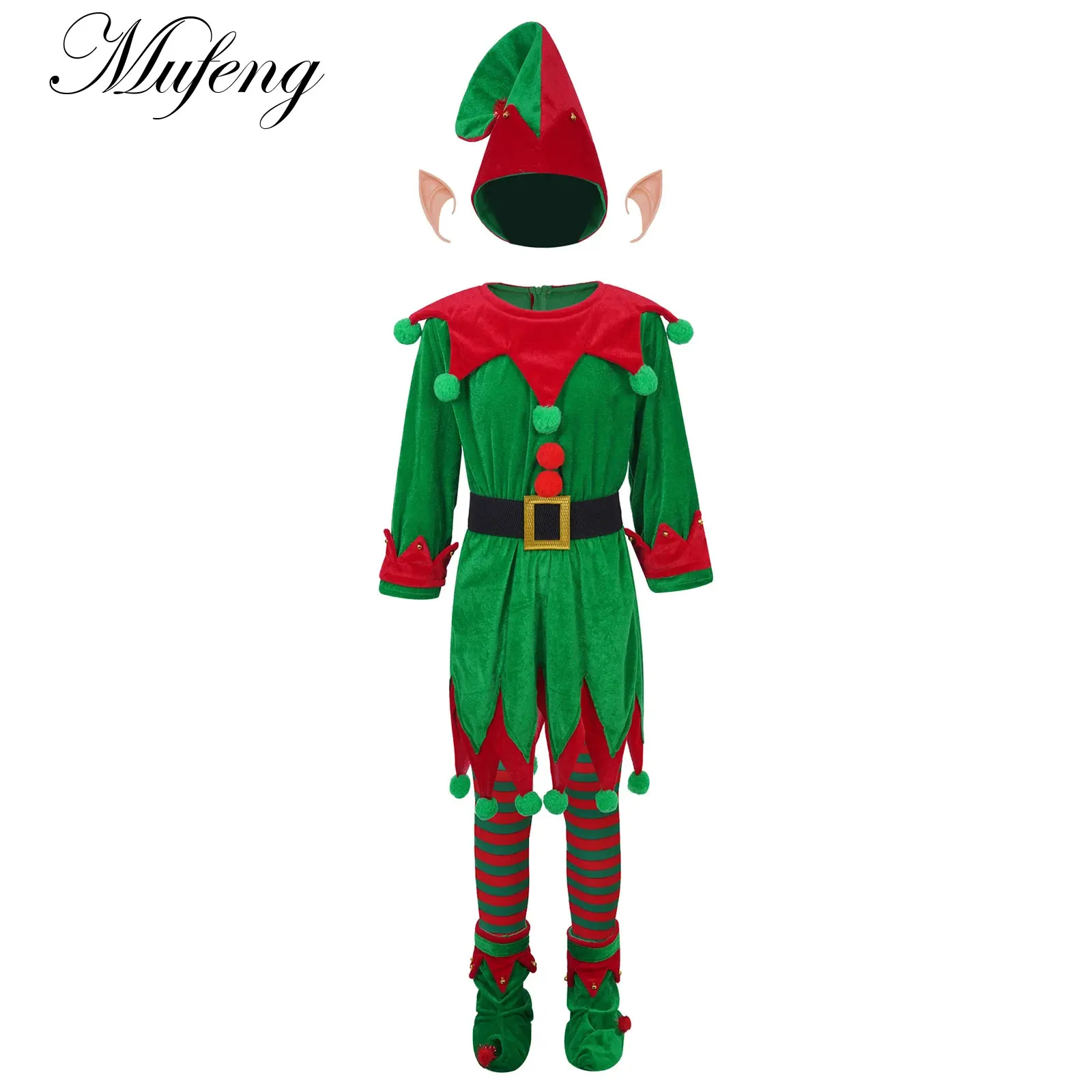 FestivalChristmasElfDressUpToddlerChristmasSantaClausCostume — free download