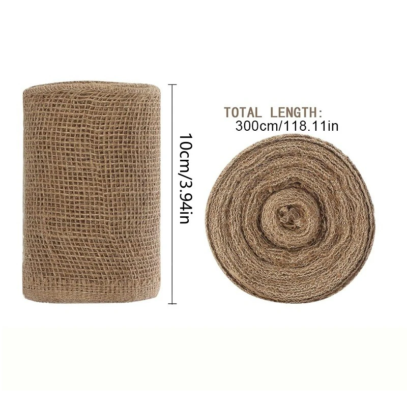 3M בורלאפ בד פשתן עטיפת עץ אנטי קירור לחות עמיד לקור שמירה על חום עטיפת צמחים מגן על הצמחים