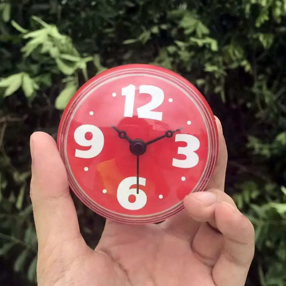 Description Picture 6 of itemPortable Round Shower Clock Waterproof Ant-ifog Wall Clock with Suction Cup Alarm Clock Bathroom&Kitchen