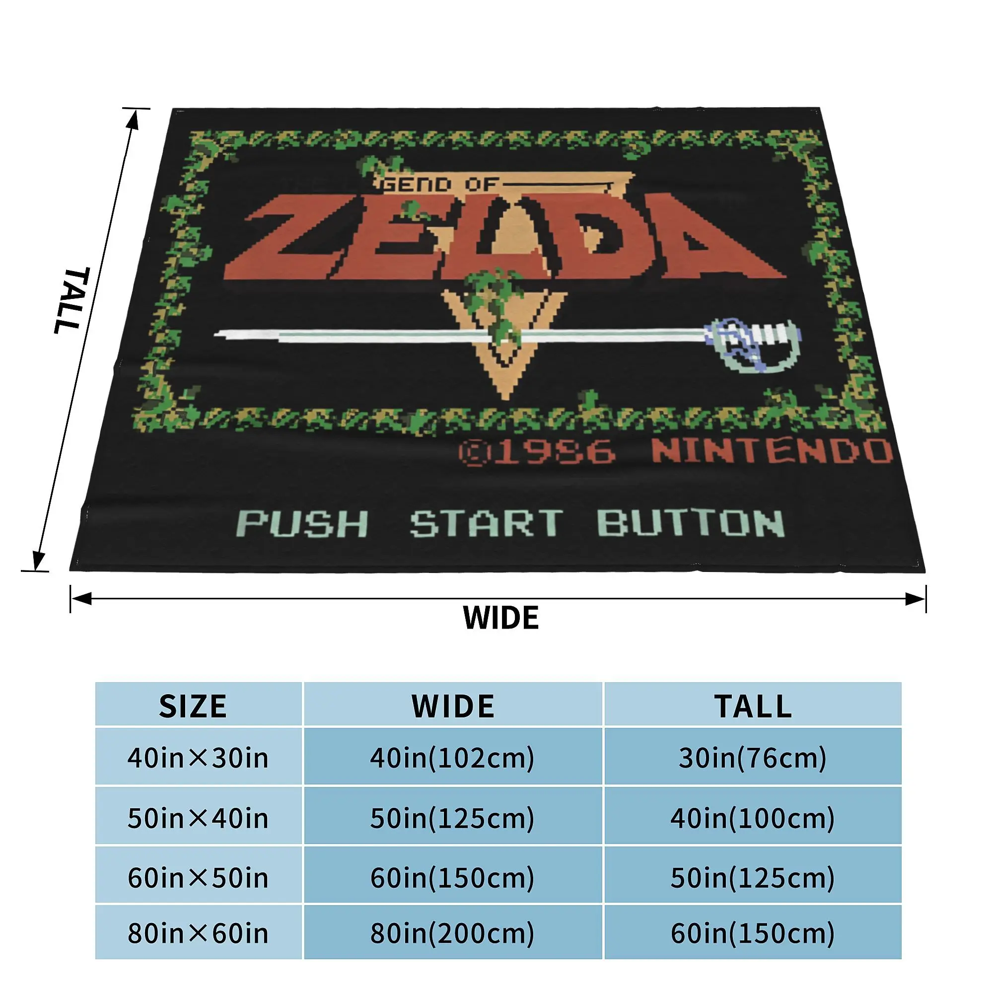 Coperta The Legend Of Zelda 160x200 Cm - Flanella Morbida Con Link E Triforce - Breath Of The Wild, Licenza Ufficiale