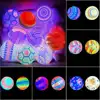 Luminous Ball Flashing Sport Fitness Portable Inflatable Throwing Bouncy Ball Rubber Parent-child Outdoor Interactive Games Toys 6