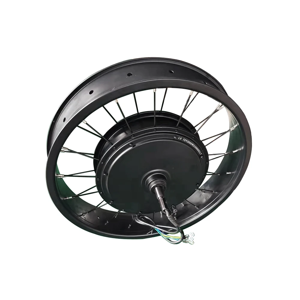 20 Inch 2000w 3000w 5000w 100km/h High Speed Hub Motor With 20*4.0 Fat Tire