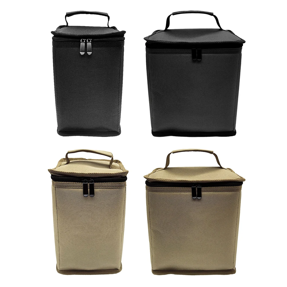 Fuel Cylinder Storage Bag 600D Oxford Cloth Butane Fuel Canister Cover Handle Gas Tank Protective Bag Outdoor Camping