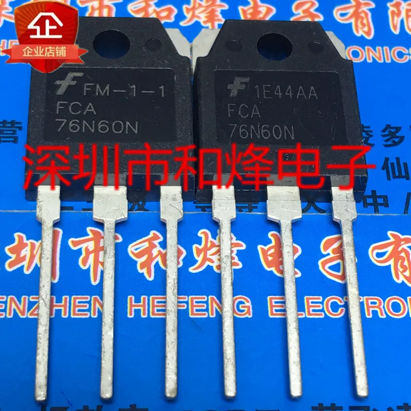 

Free shipping FCA76N60N TO-3P 600V 76A 20PCS