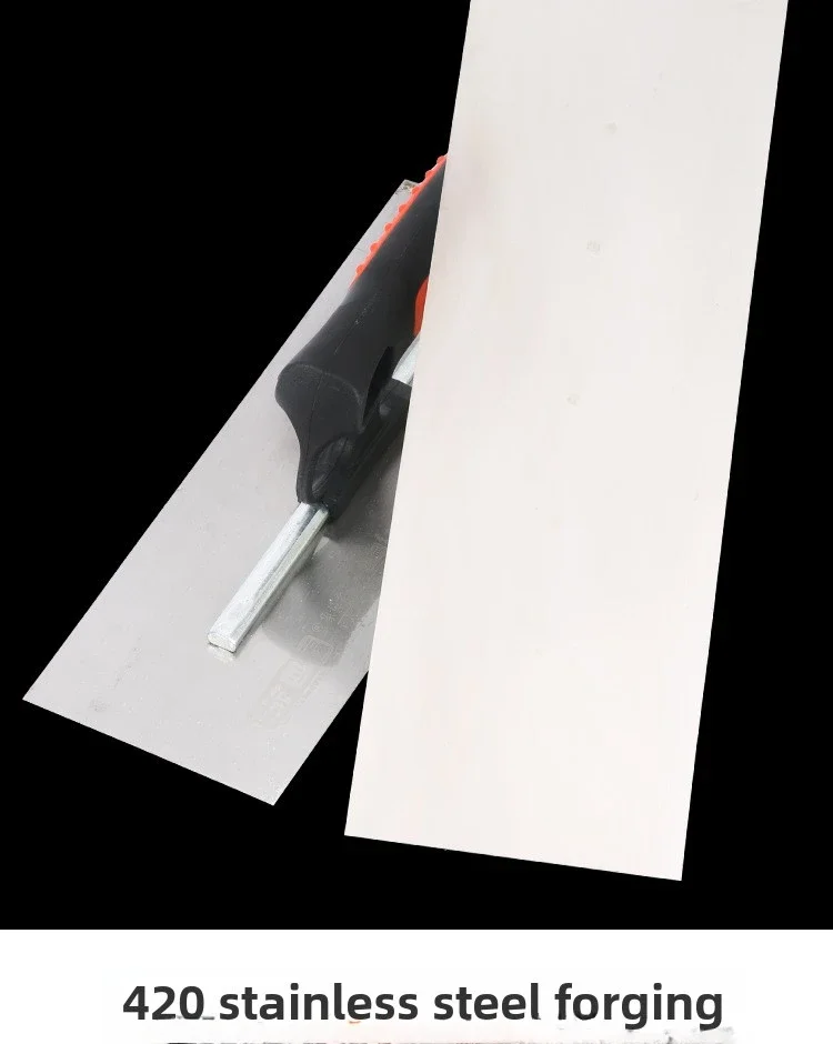 Extended spatula, putty, big white hand push trowel, diatom mud floor paint, light scraper paint scraper