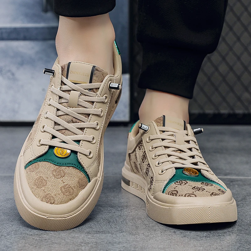 Autumn Men Sneakers Print Design Shoes Flats Casual Tennis Sports Shoes Comfortable Sneakers Non-slip Trainers Male Footwear 44 2
