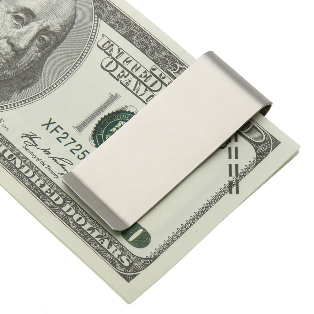 Metal Stainless Steel Money Cash Clip 5-1PCS Fashion Personalized Money Clip Portable Exquisite Multi-function for Pocket Wallet