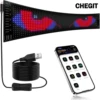 LED Matrix Pixel Panel, Scrolling Bright Advertising LED Signs, Flexible USB 5V LED Car Sign Bluetooth App Control 1