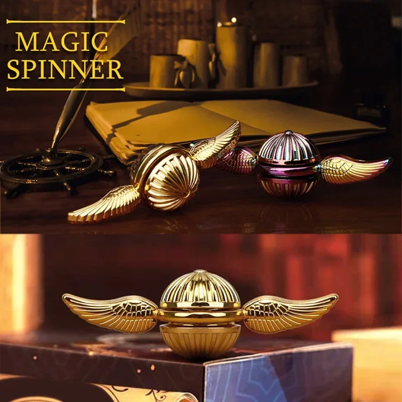 Fidget Toys Stress Relief Toys Magic Props Toys Harries Magic Boy Fidget Spinner Golden Snitch 5styles
