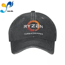 

AMD Ryzen Threadripper Processors Black Mens Cotton Cap For Men Women Gorras Snapback Caps Baseball Caps Casquette Dad Hat
