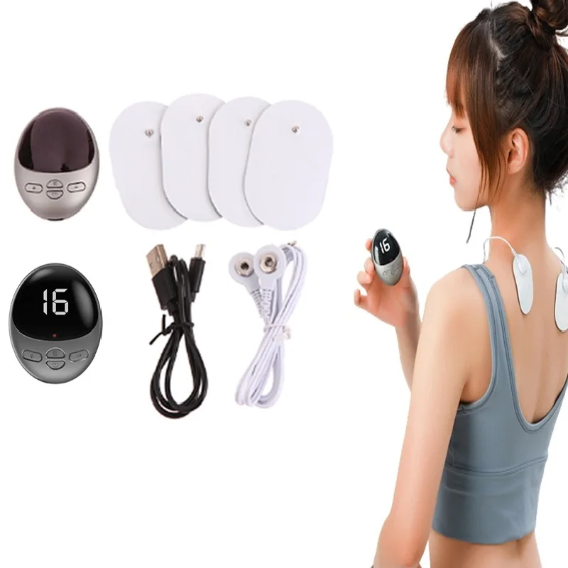 

3.7V Smart EMS Pulse Massager Portable Electric Massage Patch Device TENS Muscle Stimulator Neck And Back Abdominal Pain Relief