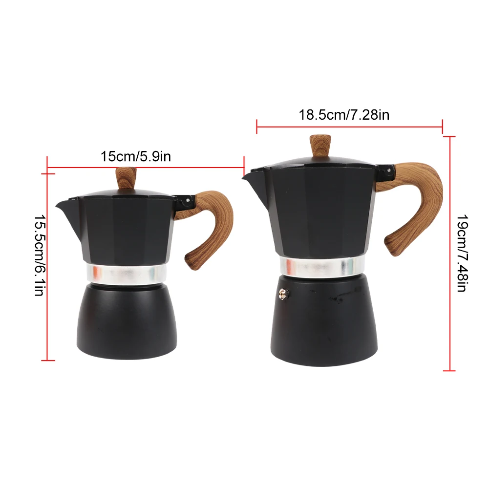 Moka Coffee Pot Stovetop Espresso Maker 