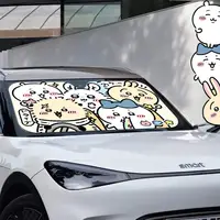 Chiikawa Car Sunshade, Sun Protection, Heat Insulation, Windshield Umbrella, Cartoon Sunshade, Chiikawa Usagi Car Accessories