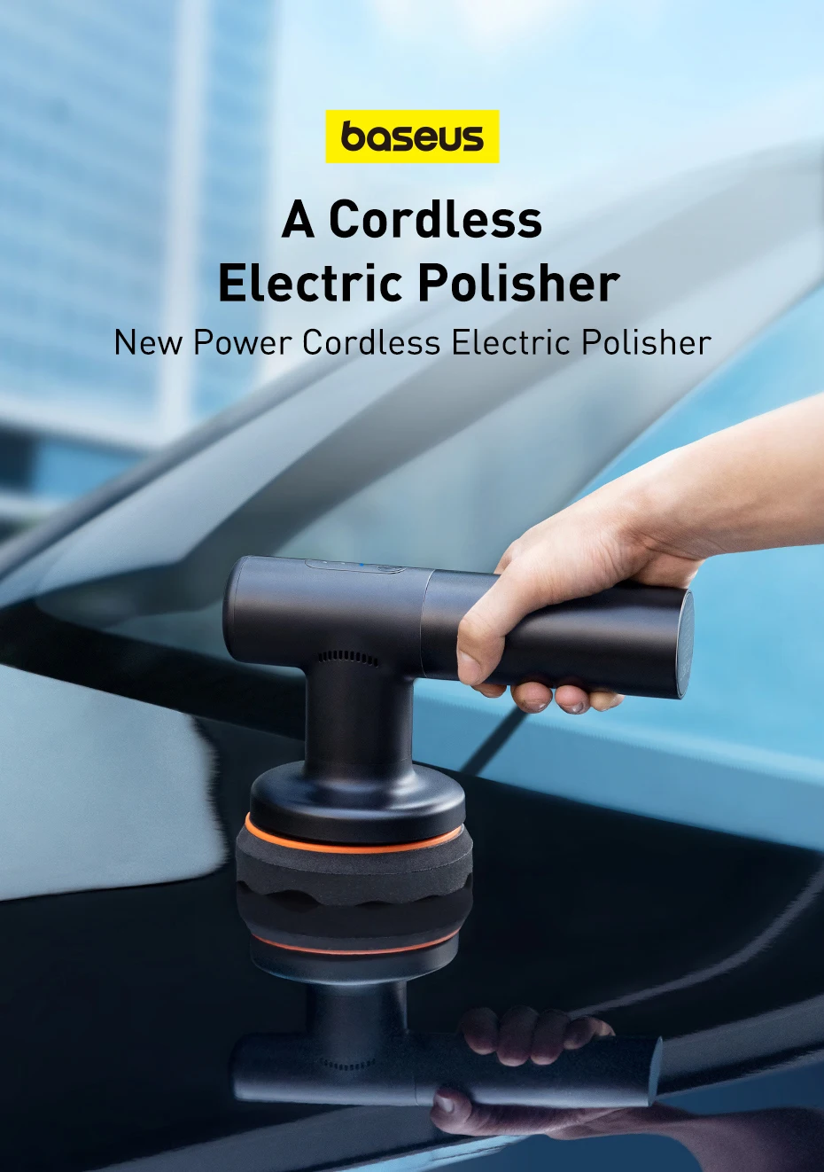 Car Polisher Machine Wireless Electric Polishing Wax Tool Adjustable Speed Cordl