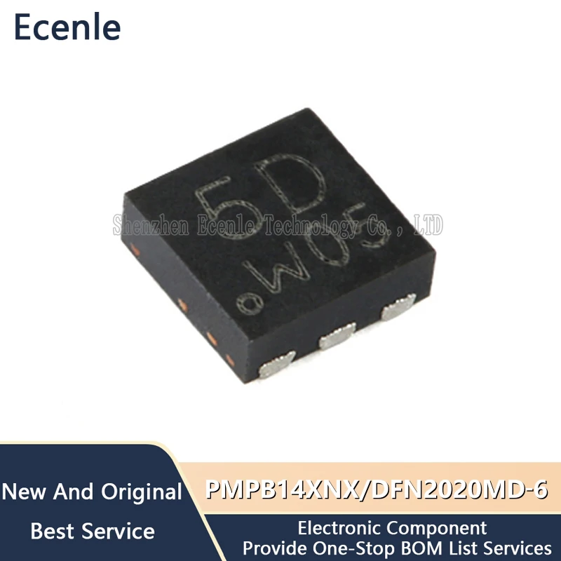 20-Pcs-Lot-PMPB14XNX-MARK-5D-DFN2020MD-6-N-Channel-40V-MOSFET-100-New ...