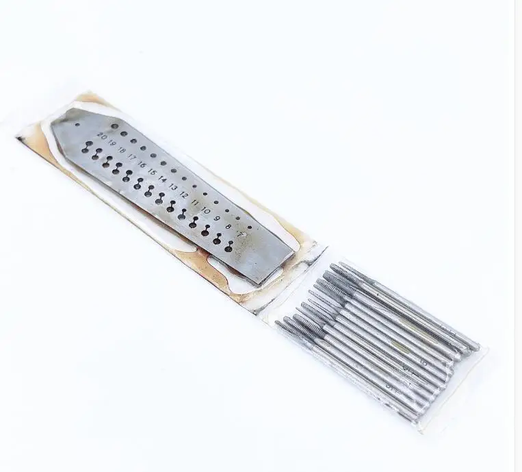 W8346 Tap and Die Watchmakers Mini Set 0.7mm to 2.0mm to Thread Wire Re