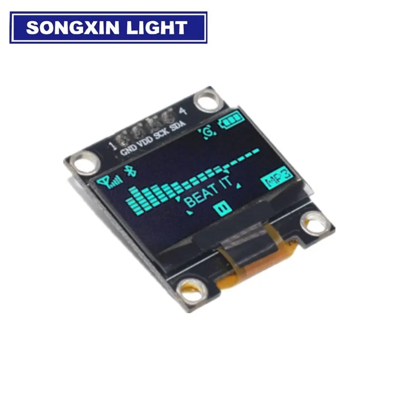 OLED Display Module 0.96 Inch SSD1306 White/Blue/Yellow 128X64 IIC I2C Serial Display Board For Arduino For SAMIROB