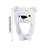 Ear Protection Cartoon Plush Moving Hat Animal Neck Warmer Movable Ears Airbag Cap Animal Earflap Hat Cosplay Party 6