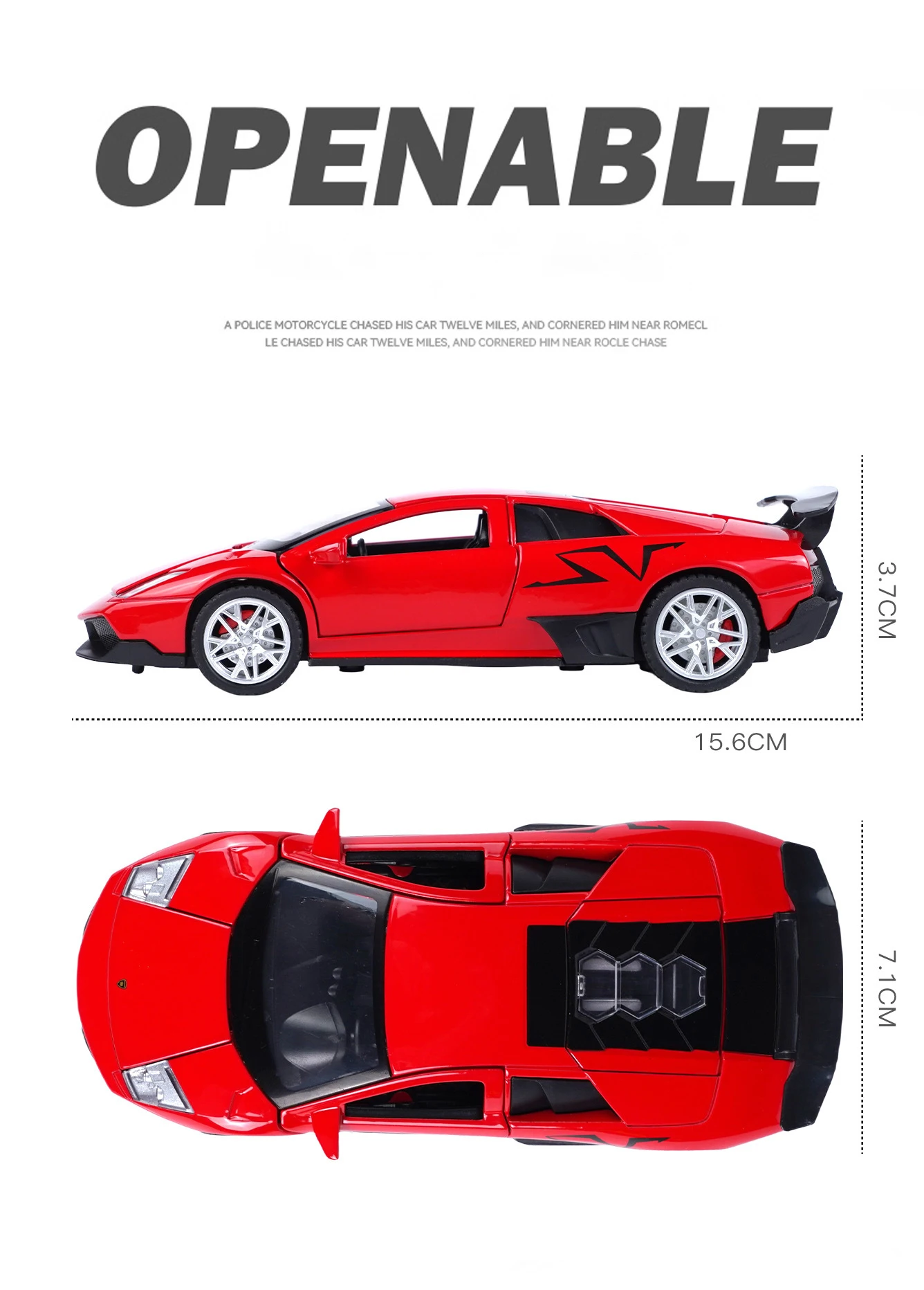 Murcielago LP670-4 SV 1:32 Ölçekli Model Araba