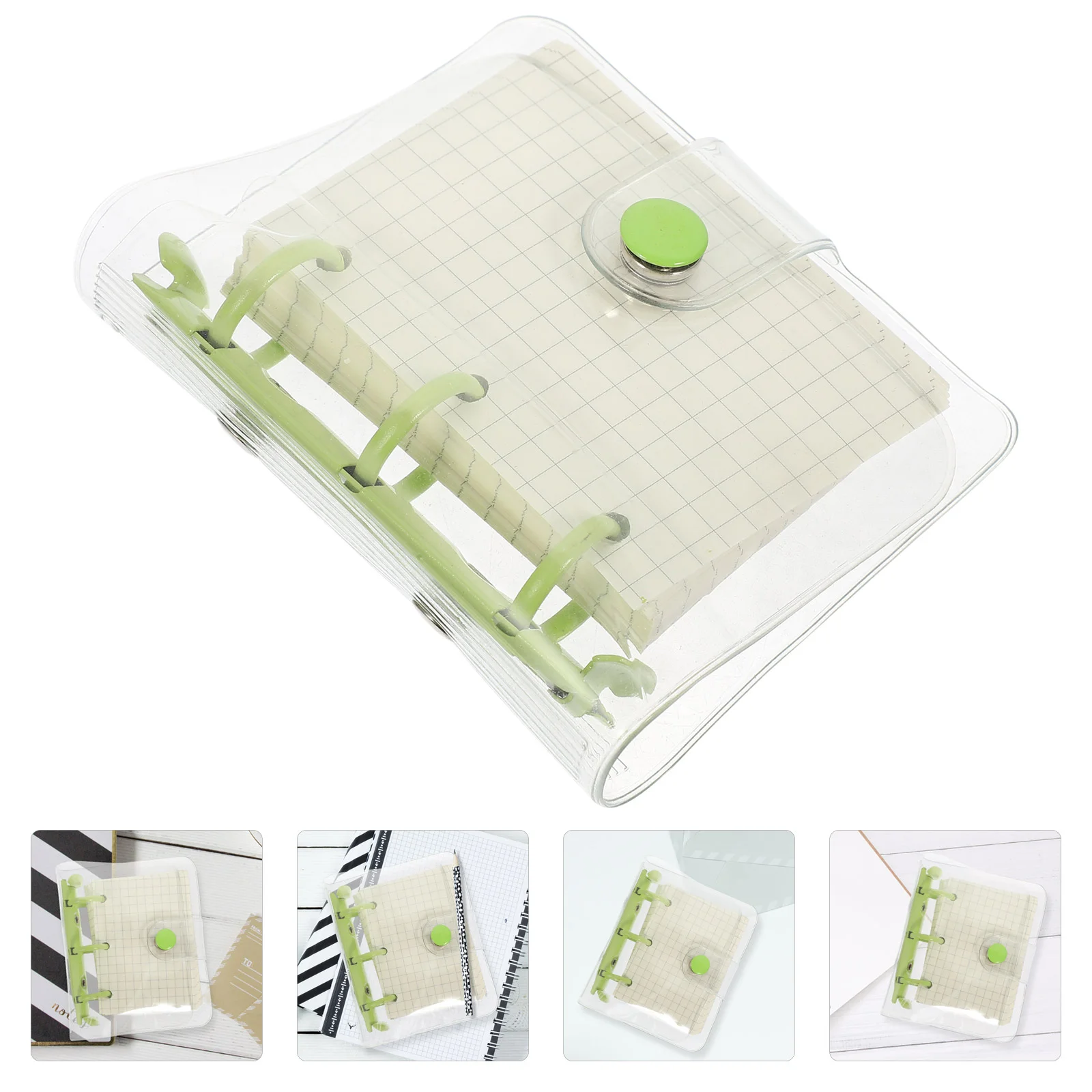 

Небольшой студенческий блокнот со свободными листами, многофункциональный блокнот с металлическим карманом