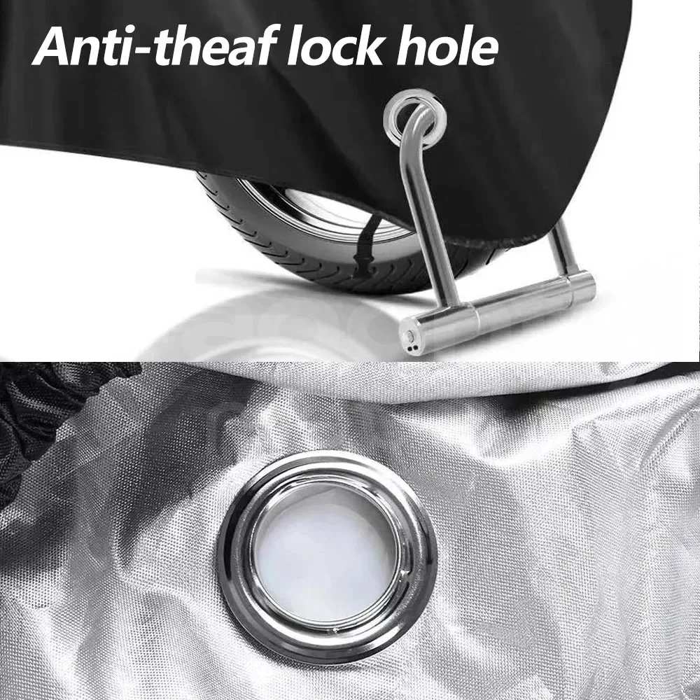 Premium Motorcycle Outdoor Cover - UV Protectant, Waterproof, Dustproof