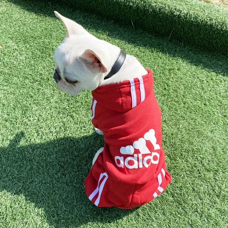 Adidog Clothes Small Dogs Warm Puppy Cat Coat Sport Overalls Dogs Chihuahua French Bulldog Clothing Outfit Autumn Winter