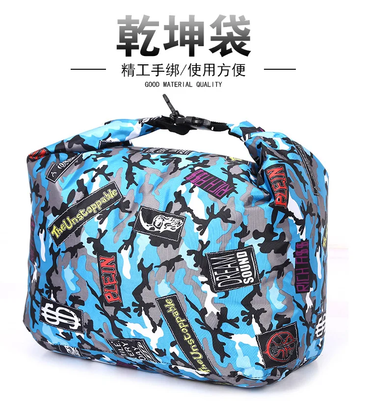 Description Picture 2 of itemLarge Capacity Folding Fishing Bag, Portable Tackle, Waterproof, Outdoor, Dry Fishing Gear for Handbag, Dazzle with Color