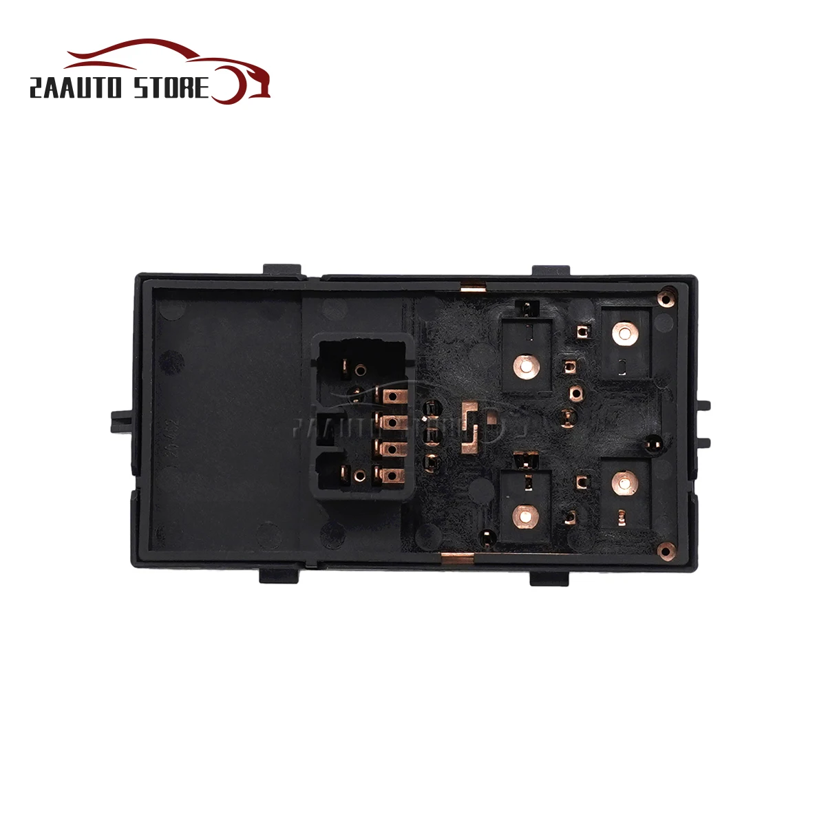AUTOKAY Kit Interruttore Alzacristallo Lato Guida Sinistro Per Chevy Avalanche, Silverado, Suburban, Tahoe, GMC Sierra, Yukon (2000-2002) – Nero, 6 Pulsanti - 2