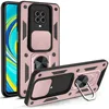 Slide Camera Lens Protective Case for Xiaomi Redmi Note 9 Pro 9T 9S Note9 Car Holder Magnetic Armor Shockproof Bumper Case Cover 3