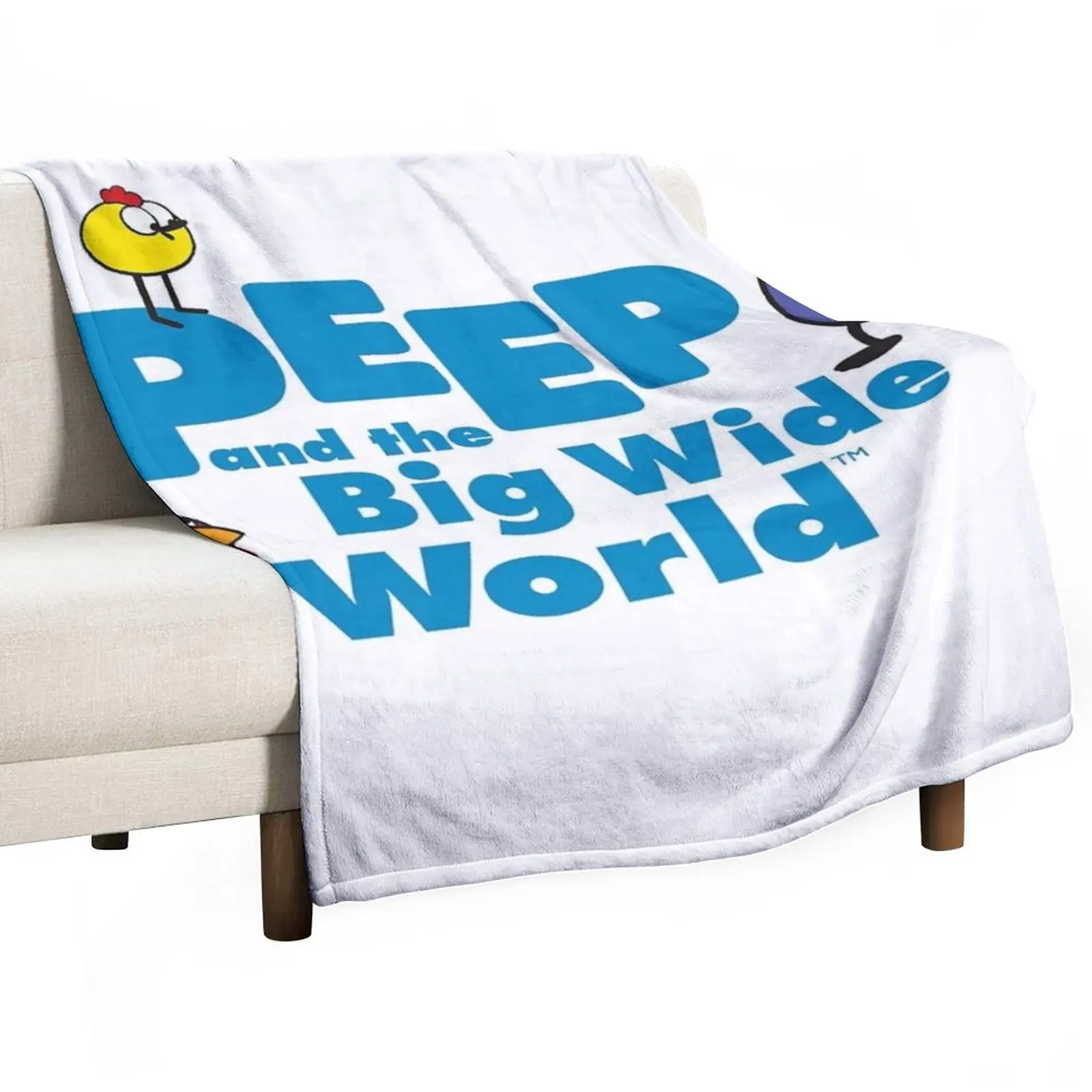 

Плед Peep and the Big World, пляжное одеяло, пушистое ворсовое одеяло