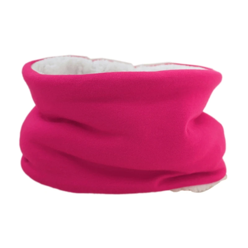Autumn Winter Baby Scarf Solid Color Plush Scarves Neckerchief Children Thick Warm Neck Collar for Boys Girls baby scarf