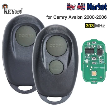 Keyforkess 303MHz 1 2 pulsanti di ricambio completo telecomando portachiavi per Toyota Camry Avalon 2000 2001 2002-2006 AU Market
