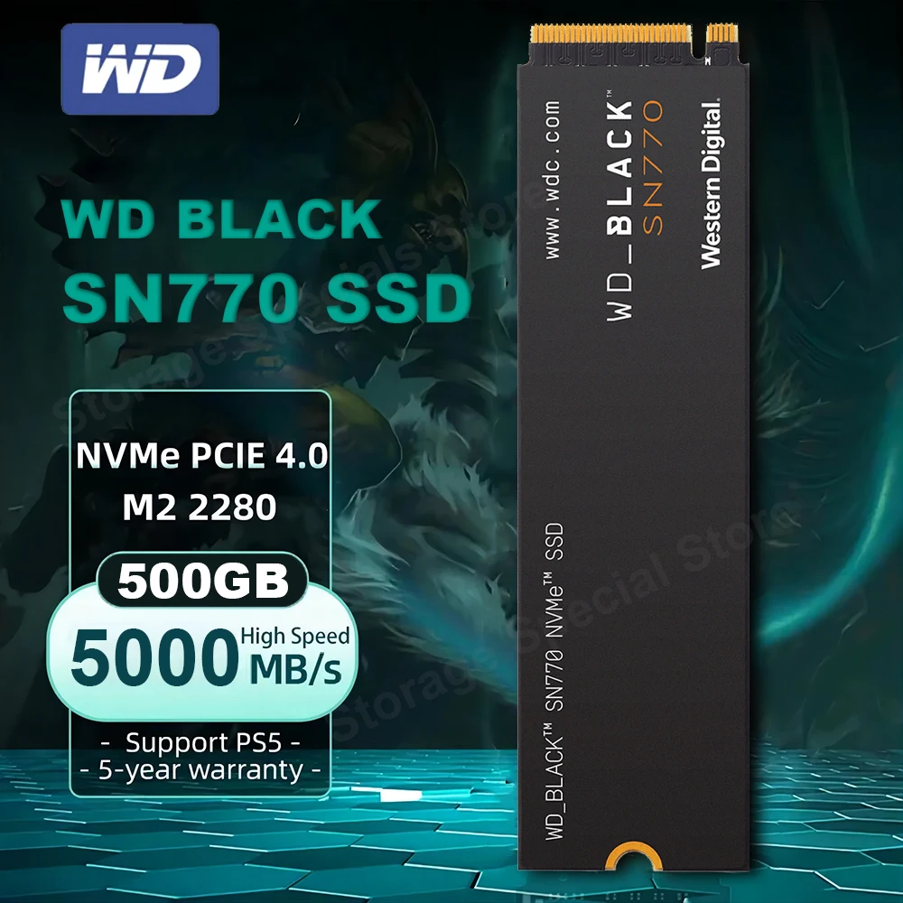 WD_BLACK™ SN770 NVMe™ SSD