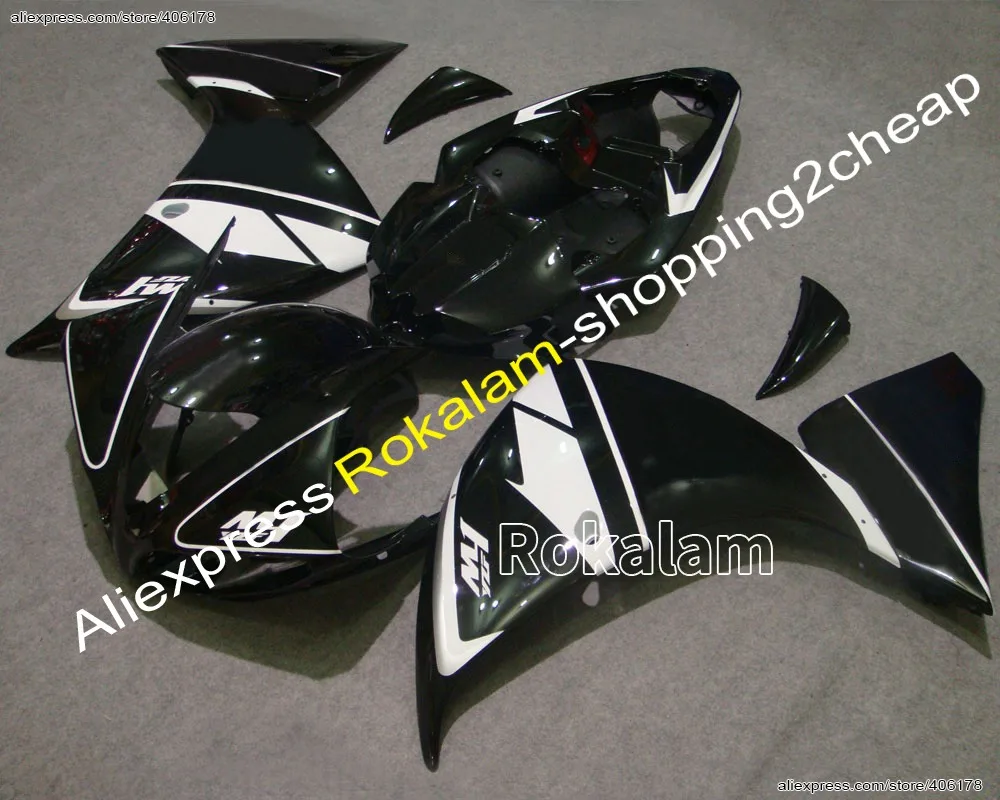 

YZF1000-R1 09 10 11 тюнинг-пакет для Yamaha YZF R1 2009 2010 2011 гоночный мотоцикл черный кузов (литья под давлением)