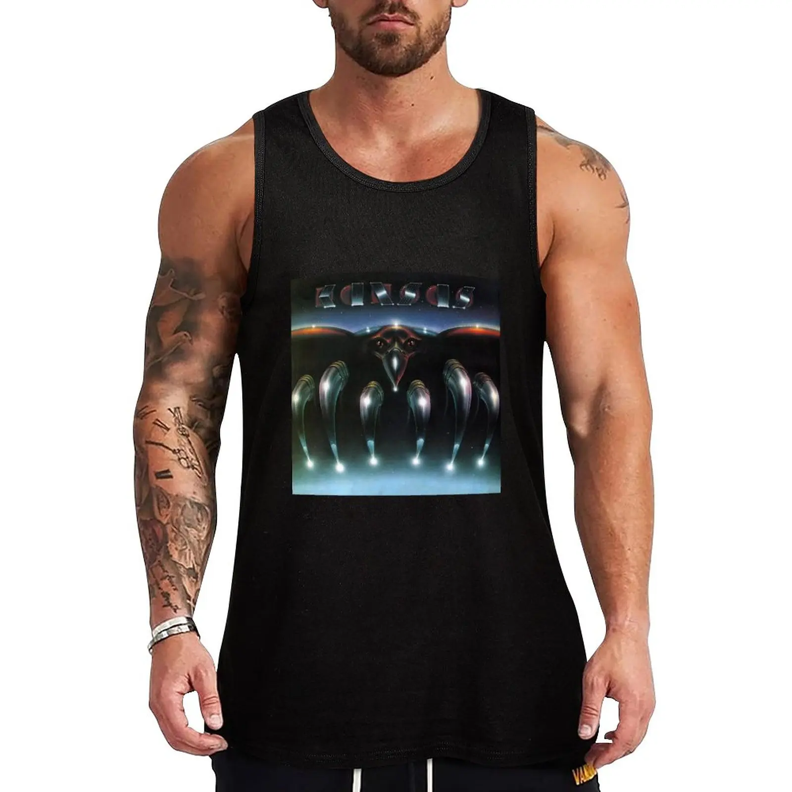 

New Kansas song for america Tank Top gym shirt man singlet for men Men's gym