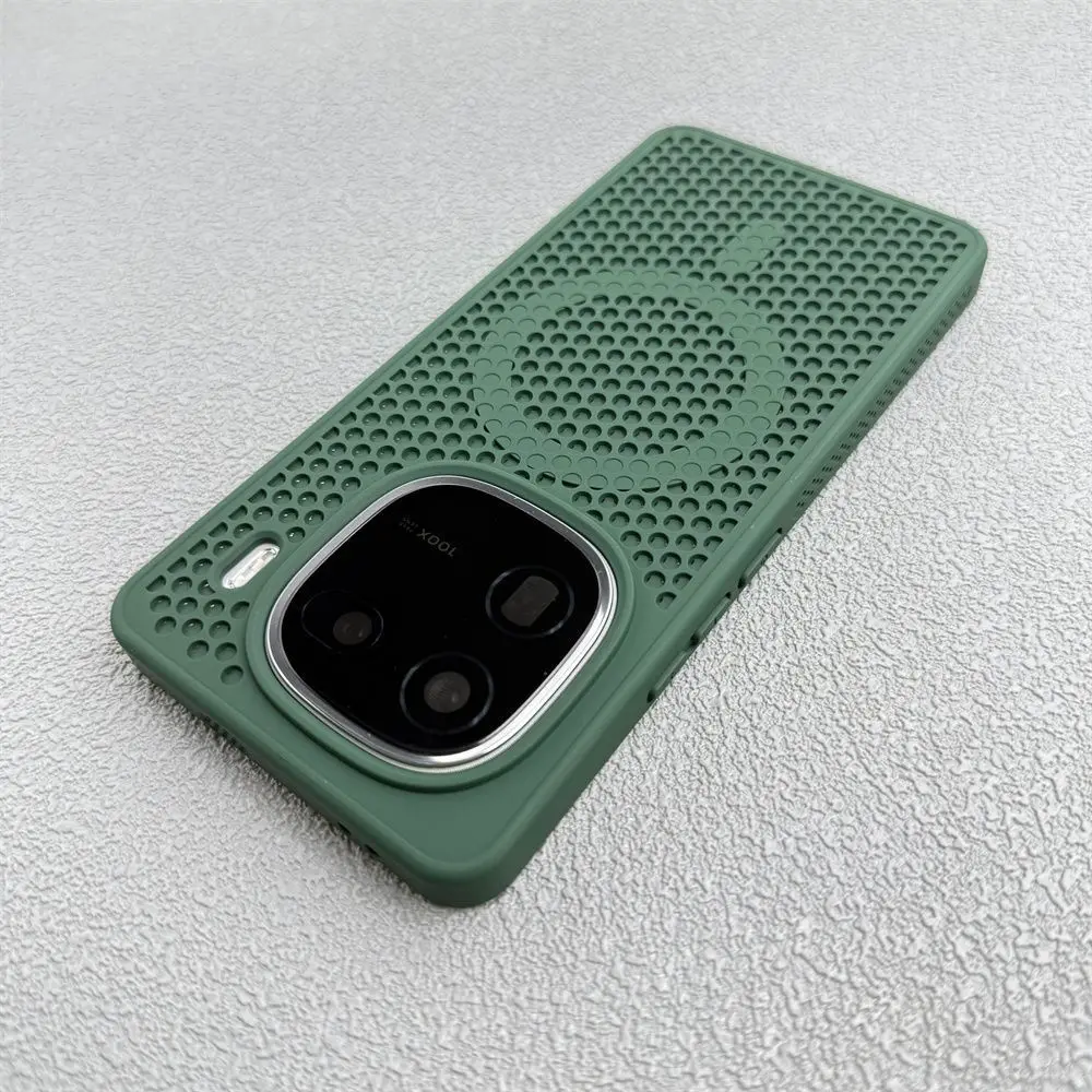 Honeycomb Heat Dissipation Breathable Magnetic Phone Case