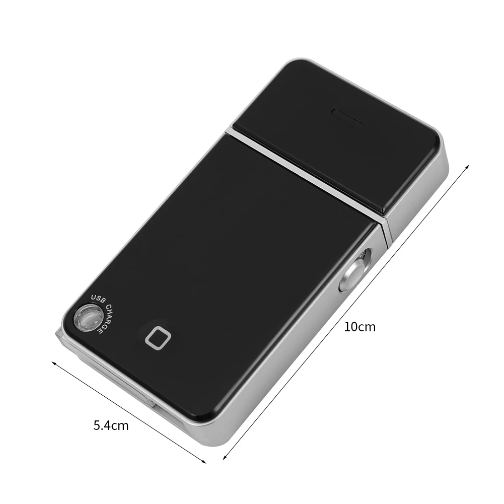 Kemei Beard Trimmer Facial Ultra Thin Electric Razor Rechargeable Shaver with USB Electric Shaver Rechargeable Shaver