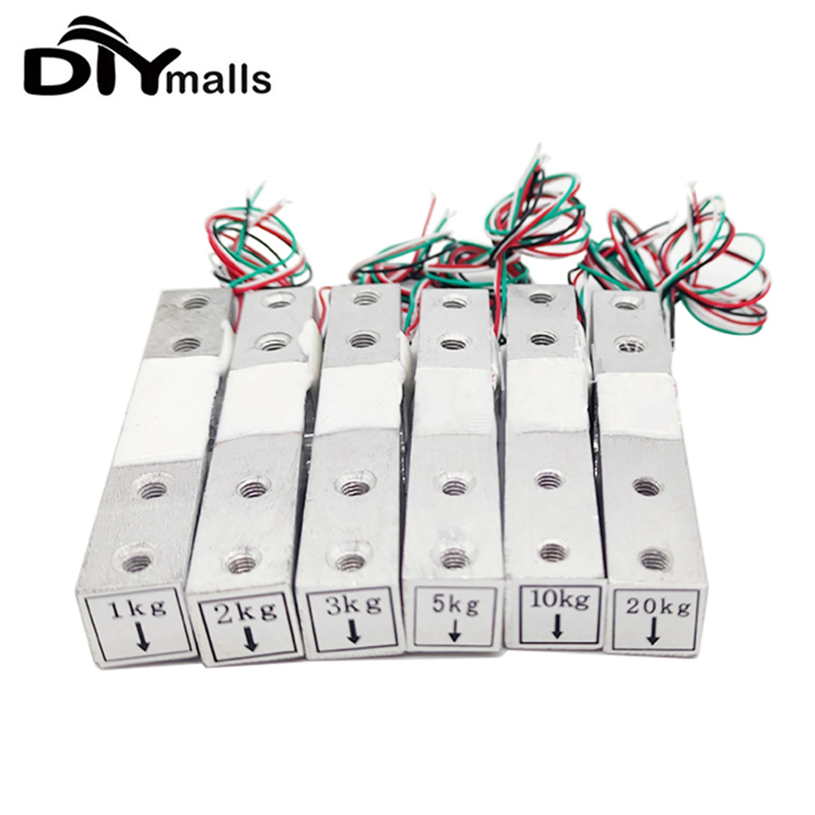 DIYmalls-5pcs-Micro-Load-Cell-Weight-Sensor-Electronic-Scale-Aluminum ...