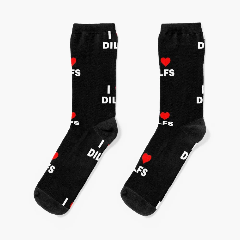 

Носки I love dilfs, мужские носки для альпинизма для женщин и мужчин